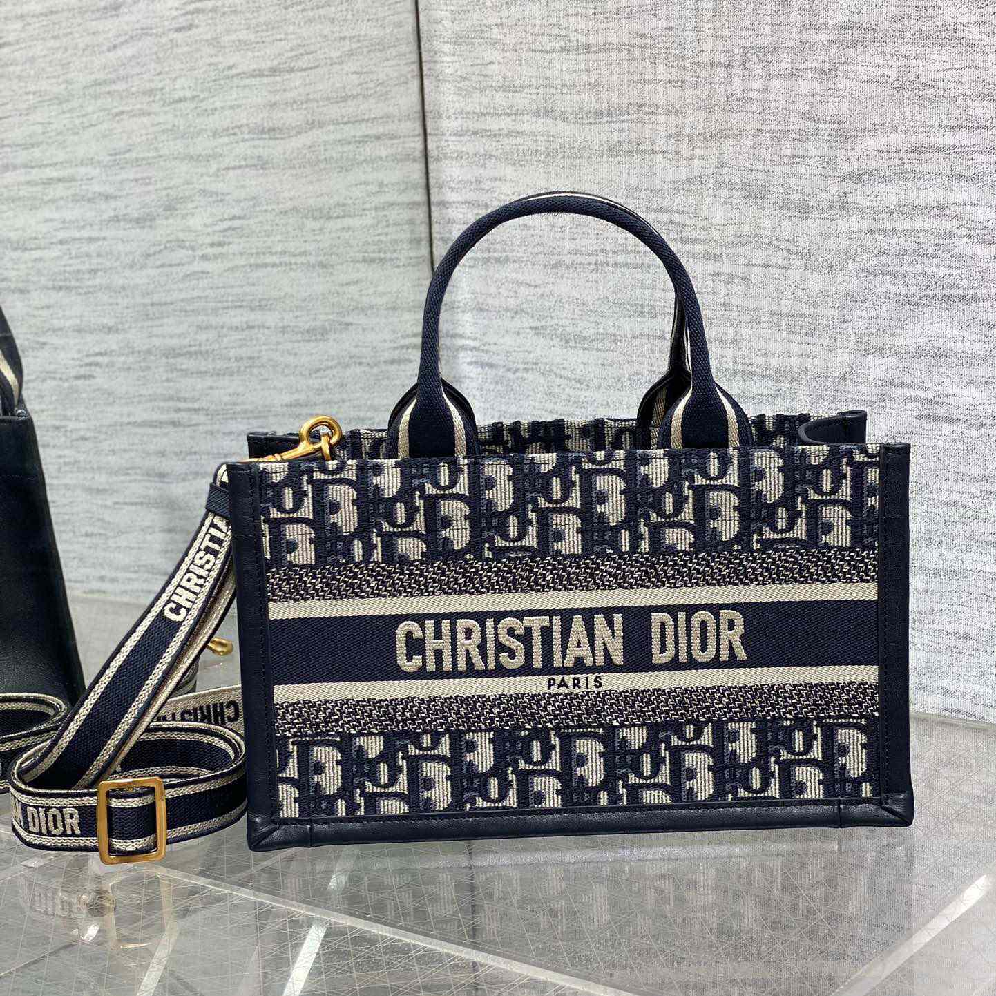 Dior East-West Dior Book Tote With Strap   - PerfectKickZ