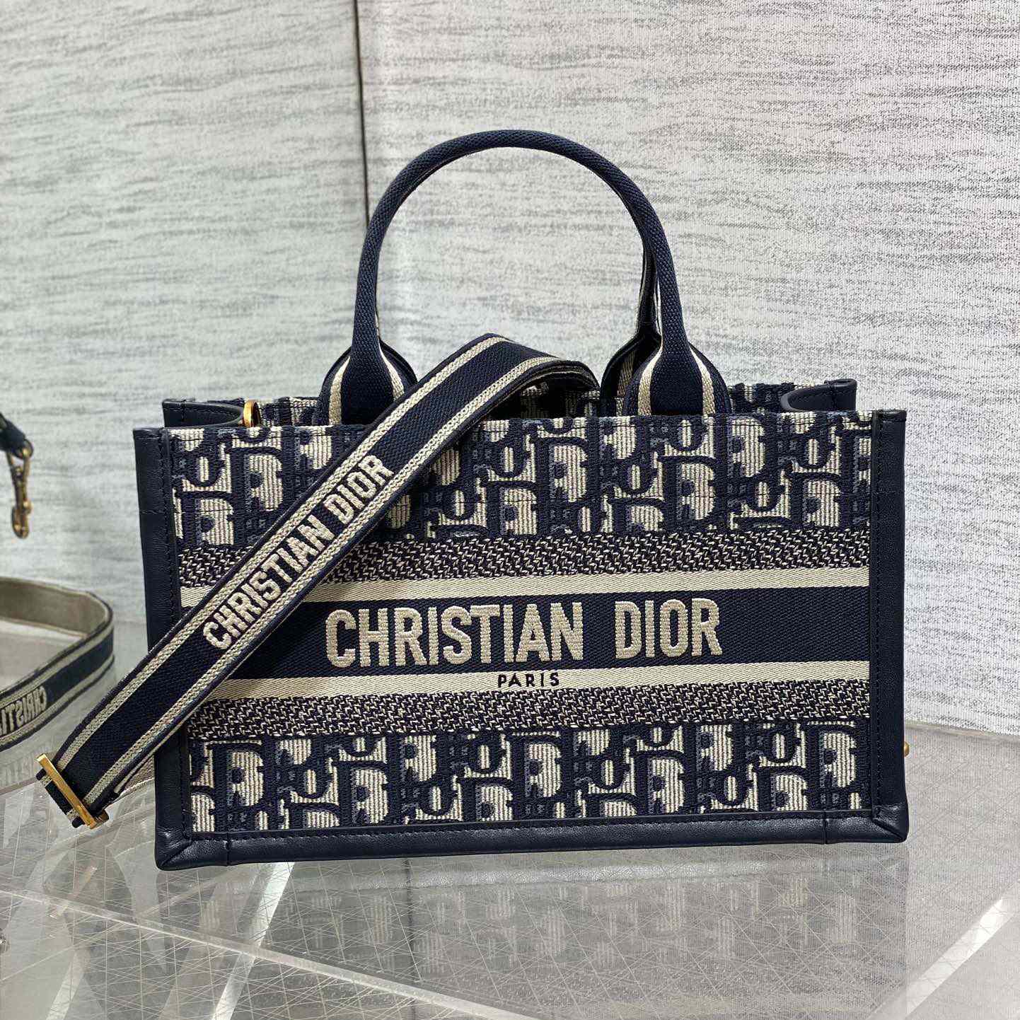 Dior East-West Dior Book Tote With Strap   - PerfectKickZ