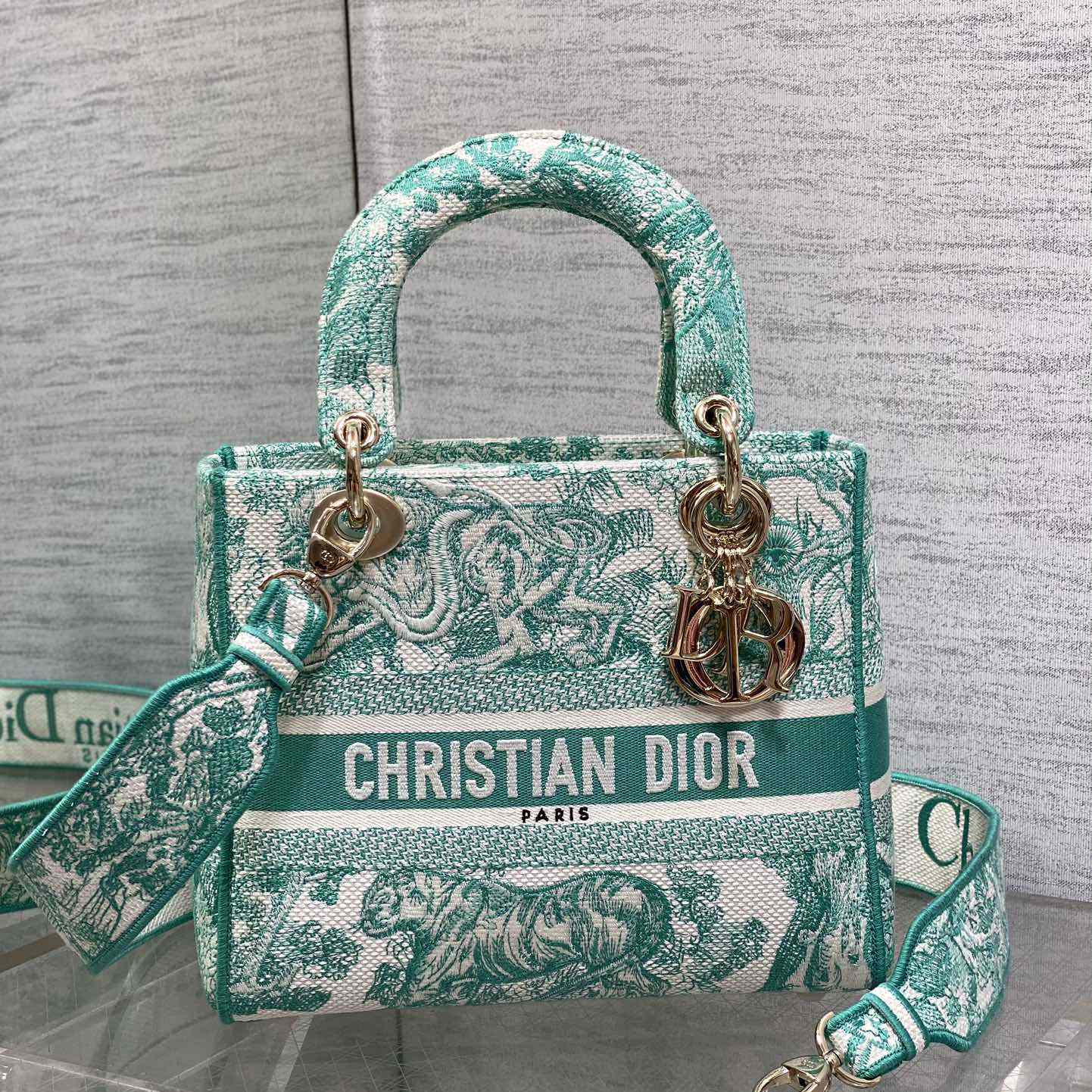 Dior Medium Dioriviera Lady D-Lite Bag - PerfectKickZ