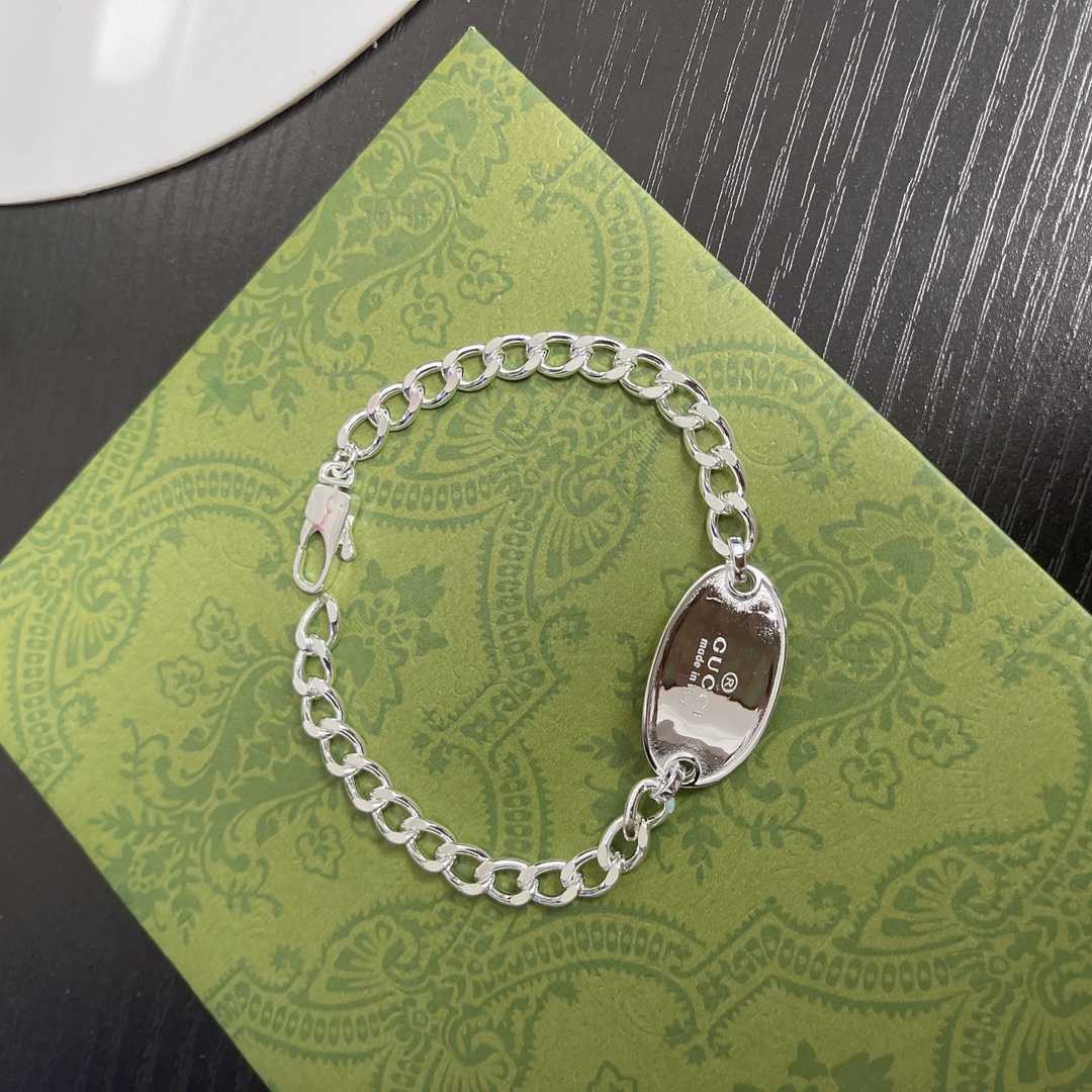 Gucci Trademark Chain Bracelet With Tag  - PerfectKickZ
