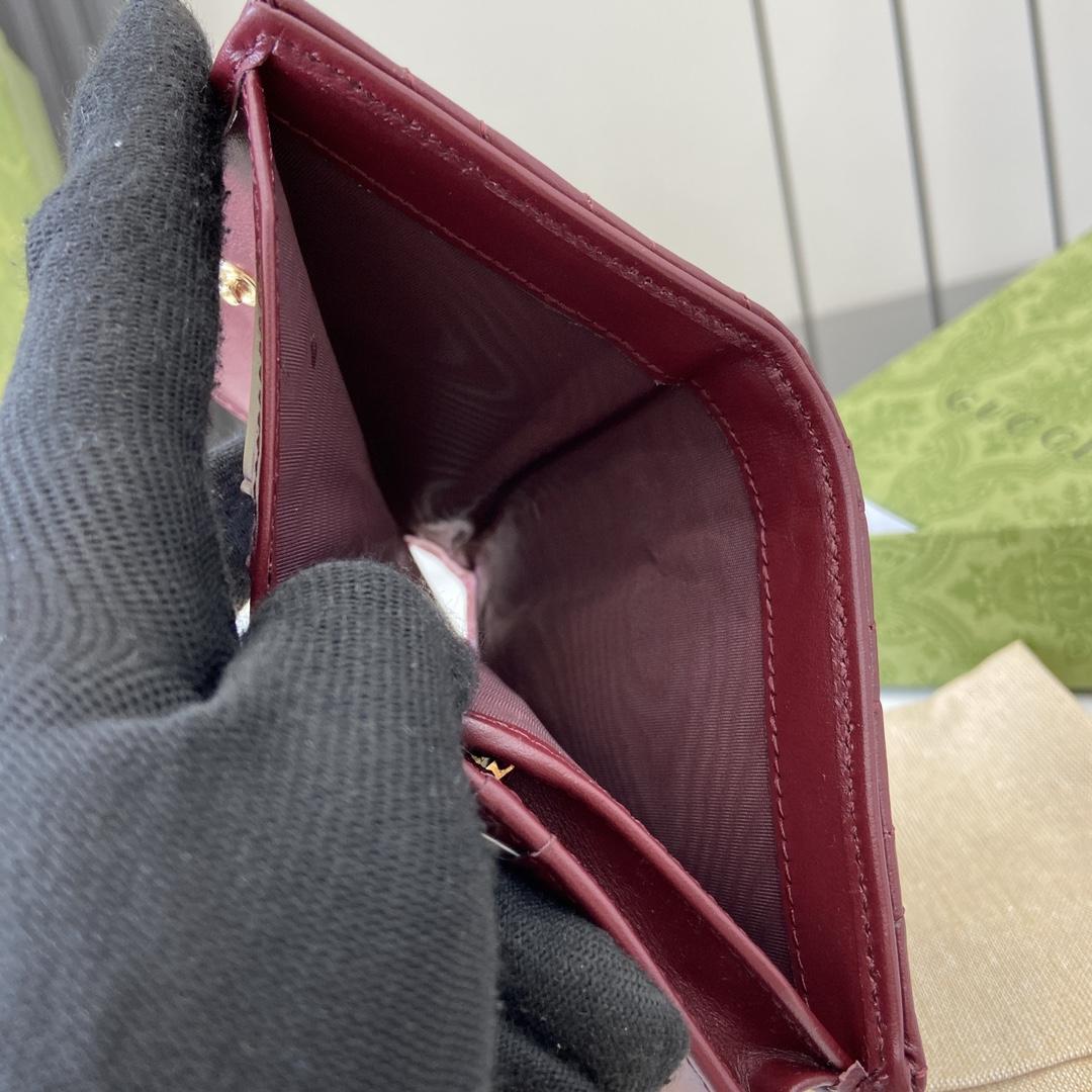 Gucci GG Marmont Card Case Wallet - PerfectKickZ