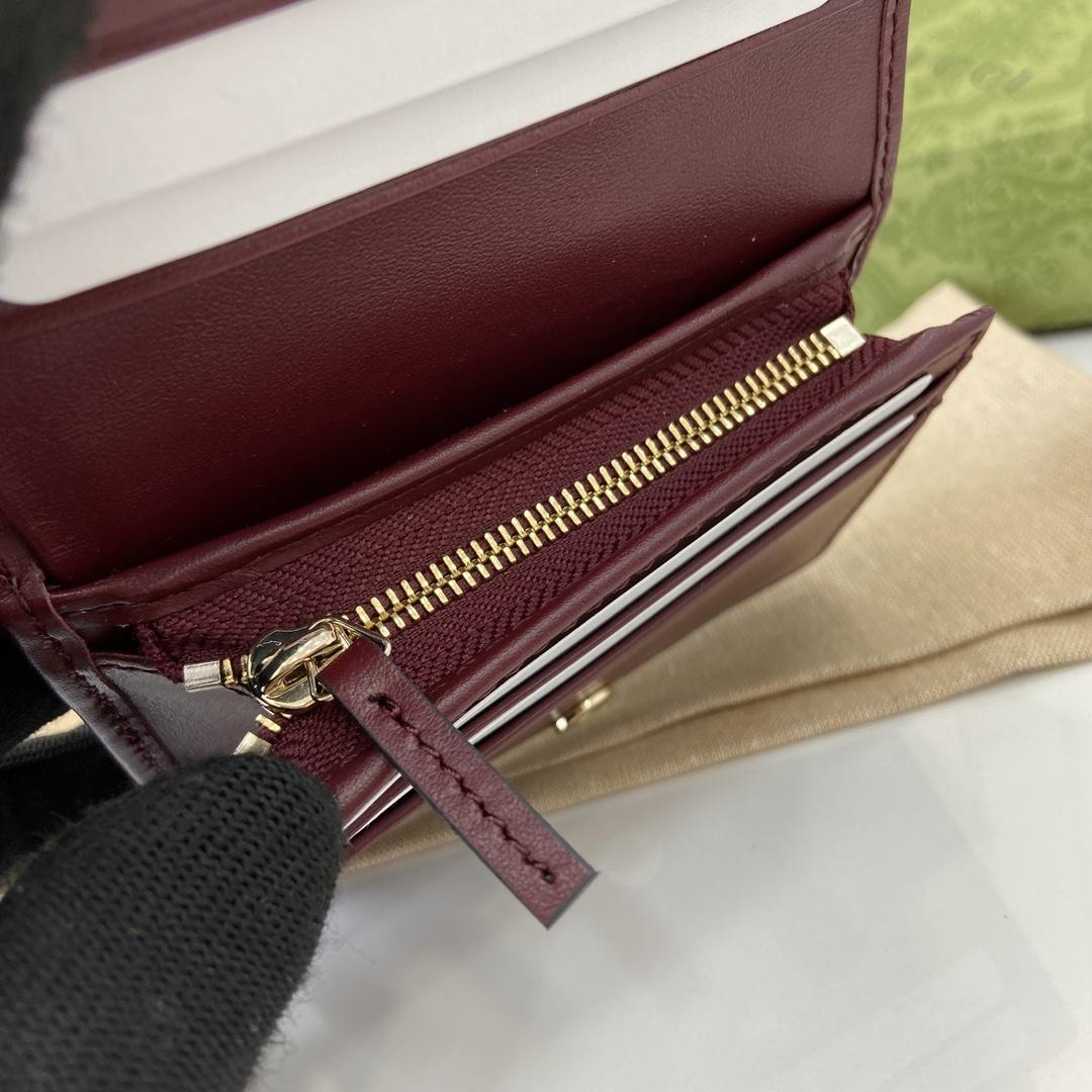 Gucci GG Marmont Card Case Wallet - PerfectKickZ