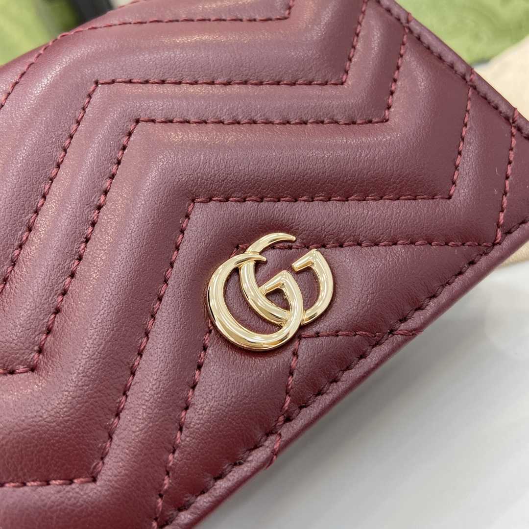 Gucci GG Marmont Card Case Wallet - PerfectKickZ