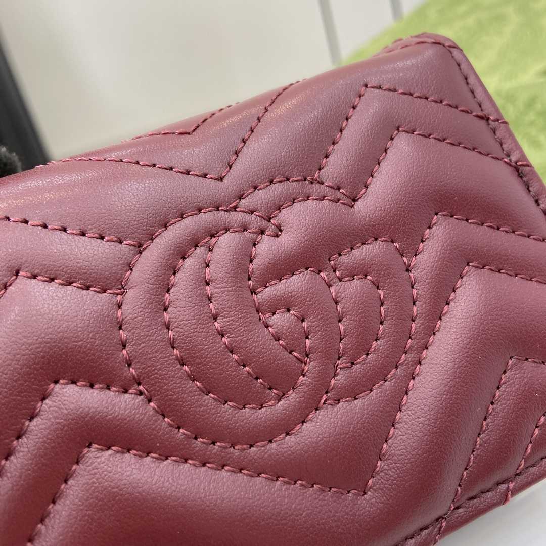 Gucci GG Marmont Card Case Wallet - PerfectKickZ