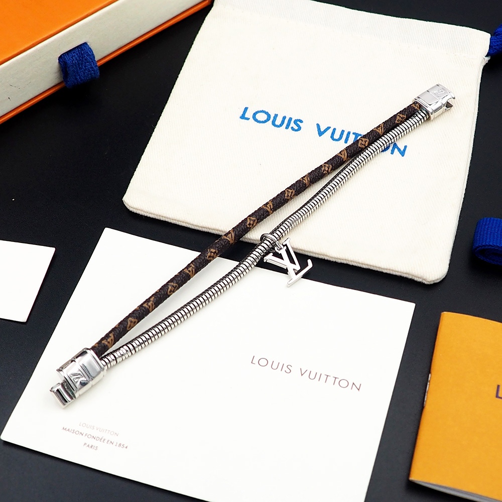 Louis Vuitton Monogram Swirl Bracelet   M8579E - PerfectKickZ