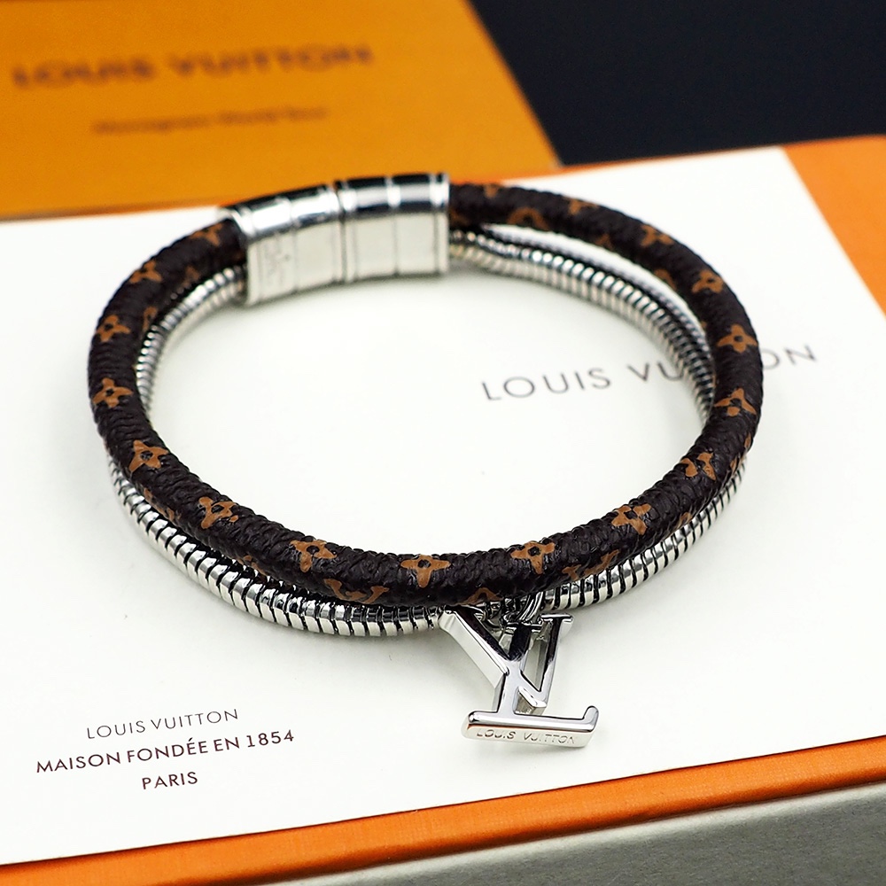 Louis Vuitton Monogram Swirl Bracelet   M8579E - PerfectKickZ