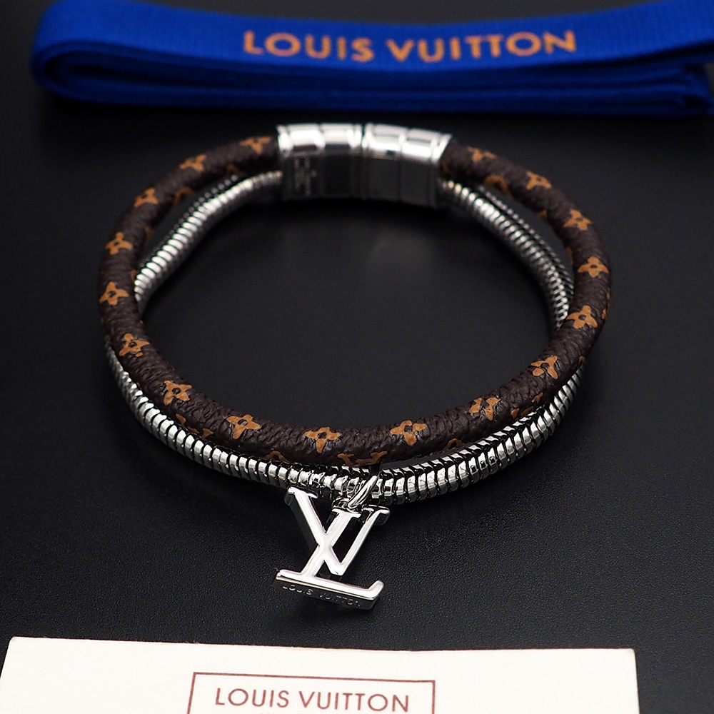 Louis Vuitton Monogram Swirl Bracelet   M8579E - PerfectKickZ