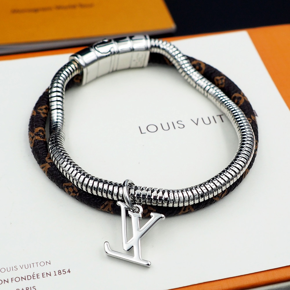 Louis Vuitton Monogram Swirl Bracelet   M8579E - PerfectKickZ