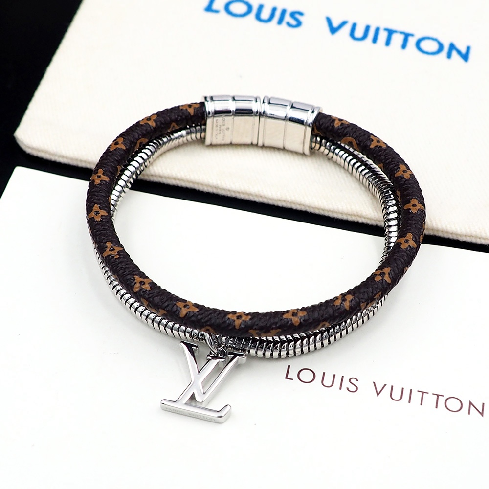 Louis Vuitton Monogram Swirl Bracelet   M8579E - PerfectKickZ