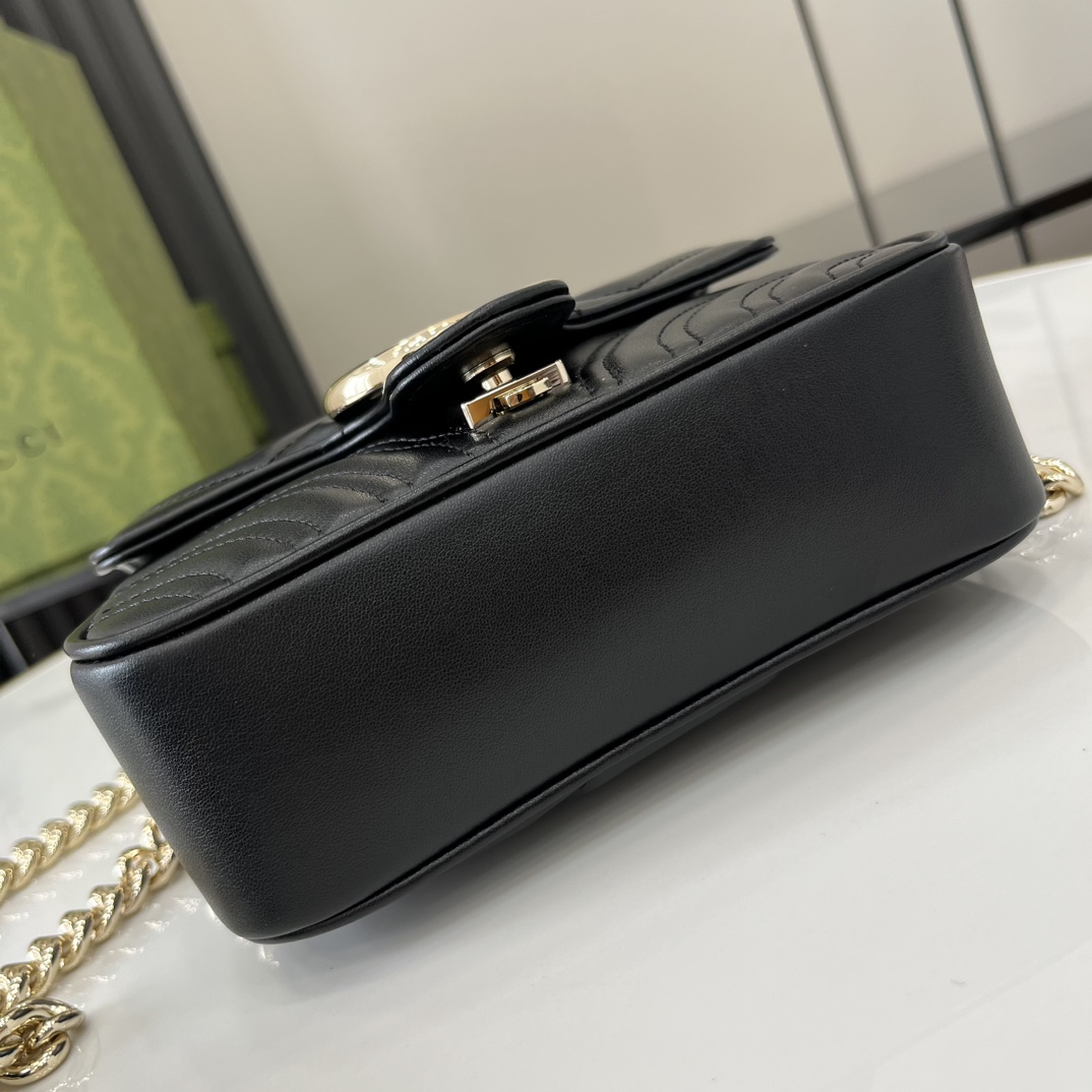 Gucci GG Marmont Mini Top Handle Bag - 