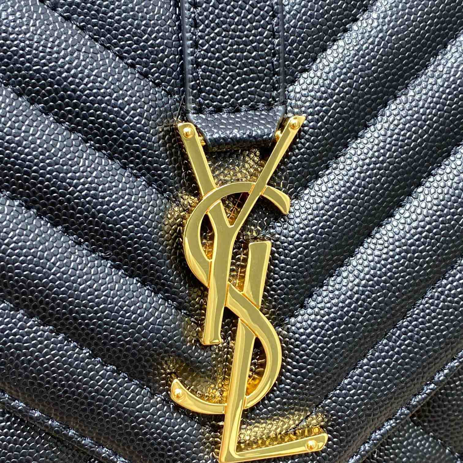 Saint Laurent Leather Shoulder Bag (31x21x7cm) - PerfectKickZ