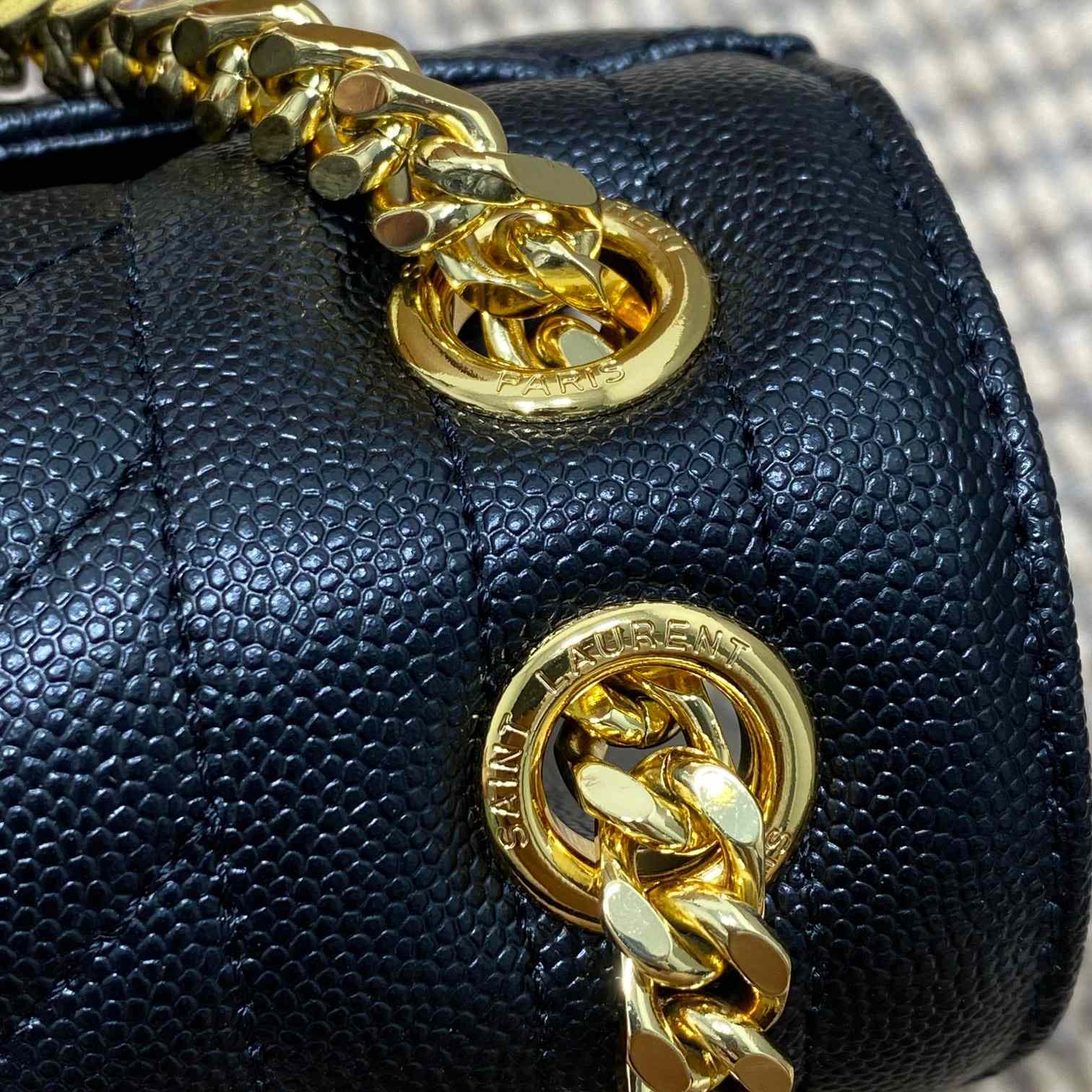 Saint Laurent Leather Shoulder Bag (31x21x7cm) - PerfectKickZ