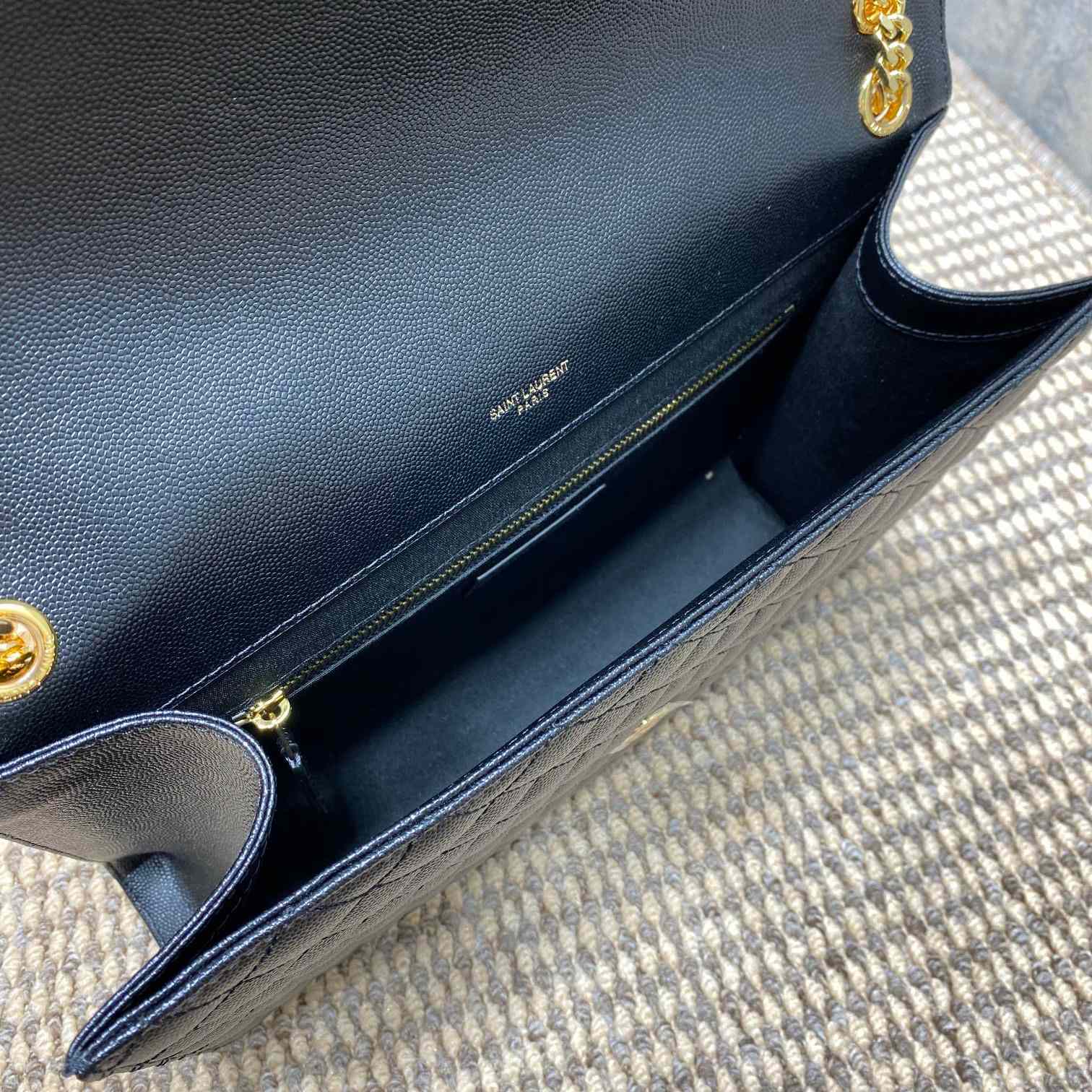 Saint Laurent Leather Shoulder Bag (31x21x7cm) - PerfectKickZ