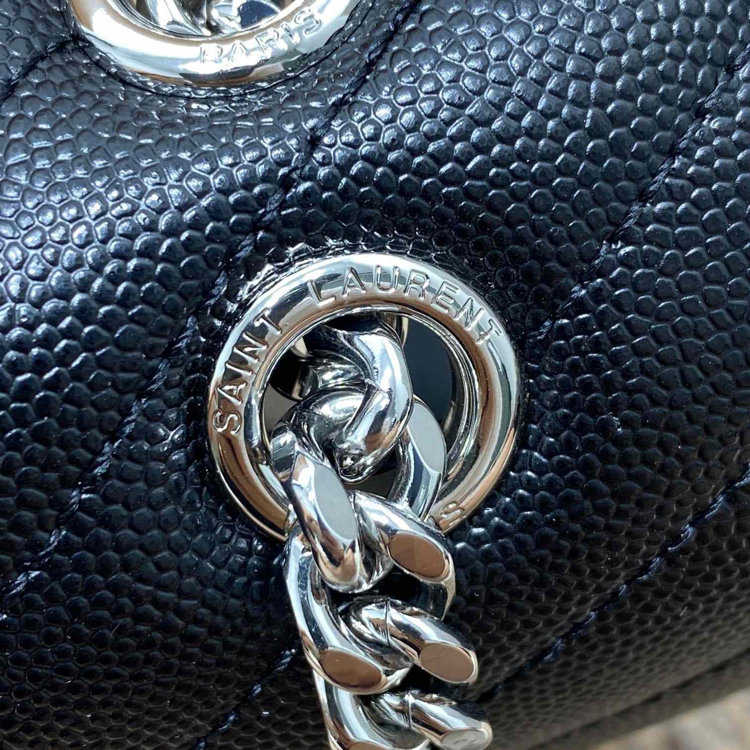 Saint Laurent Leather Shoulder Bag (31x21x7cm) - PerfectKickZ