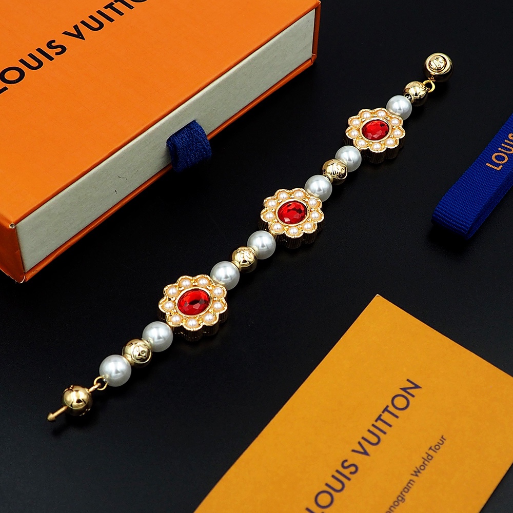 Louis Vuitton LV Dynasty Flower Bracelet - PerfectKickZ