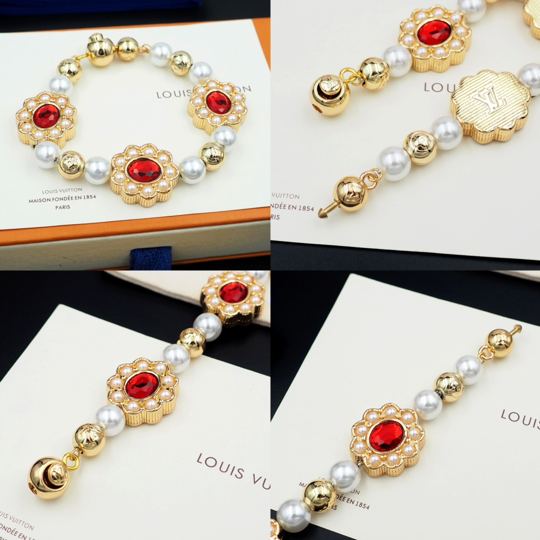 Louis Vuitton LV Dynasty Flower Bracelet - PerfectKickZ