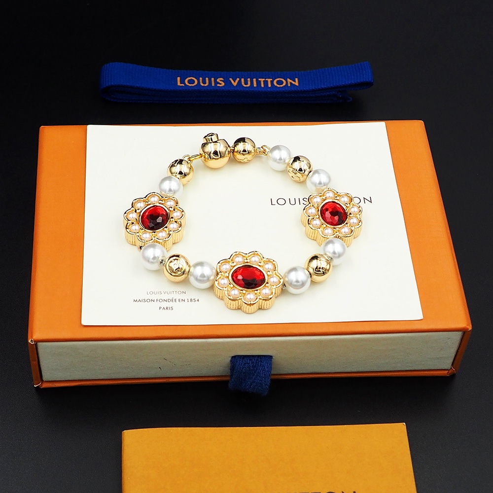 Louis Vuitton LV Dynasty Flower Bracelet - PerfectKickZ