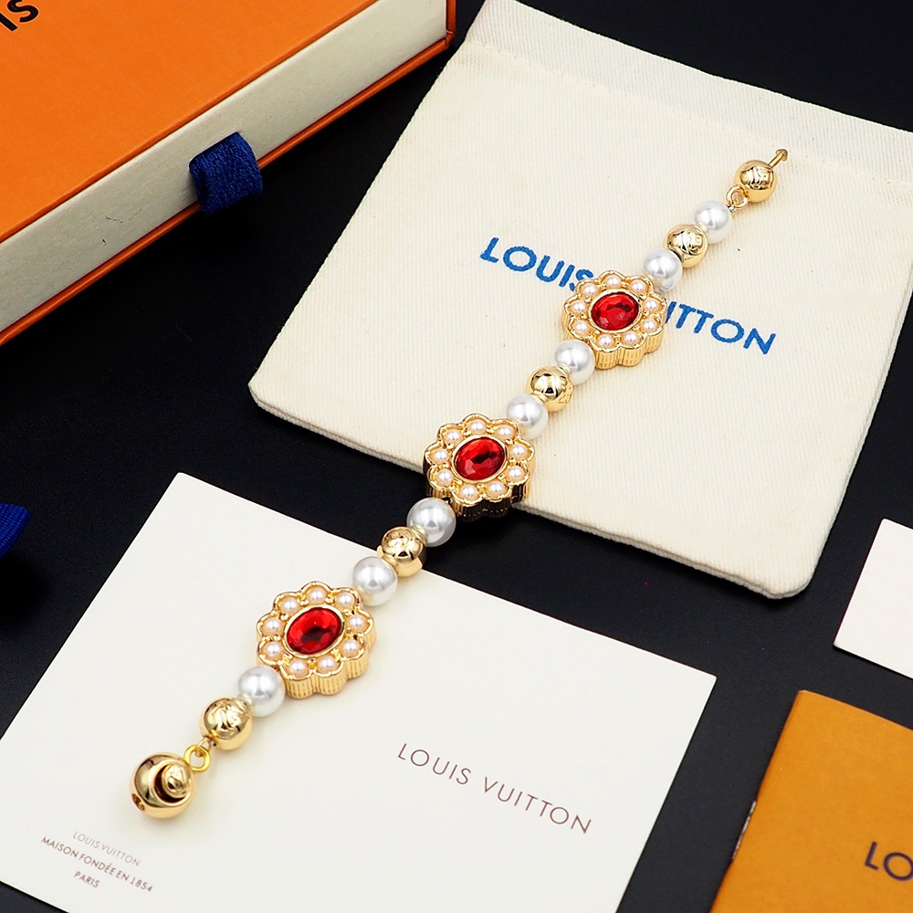 Louis Vuitton LV Dynasty Flower Bracelet - PerfectKickZ