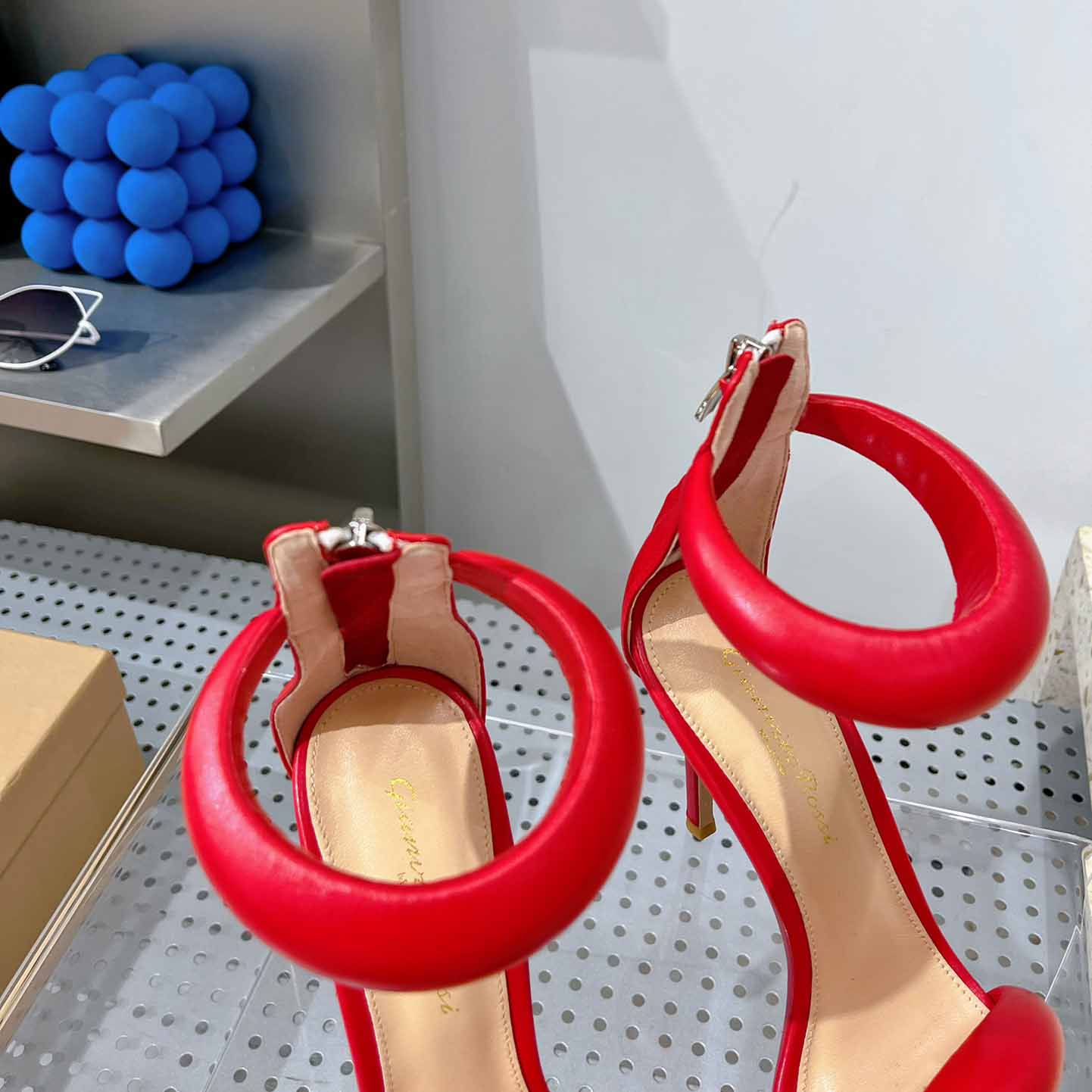 Gianvito Rossi Leather Bijoux Sandals - PerfectKickZ