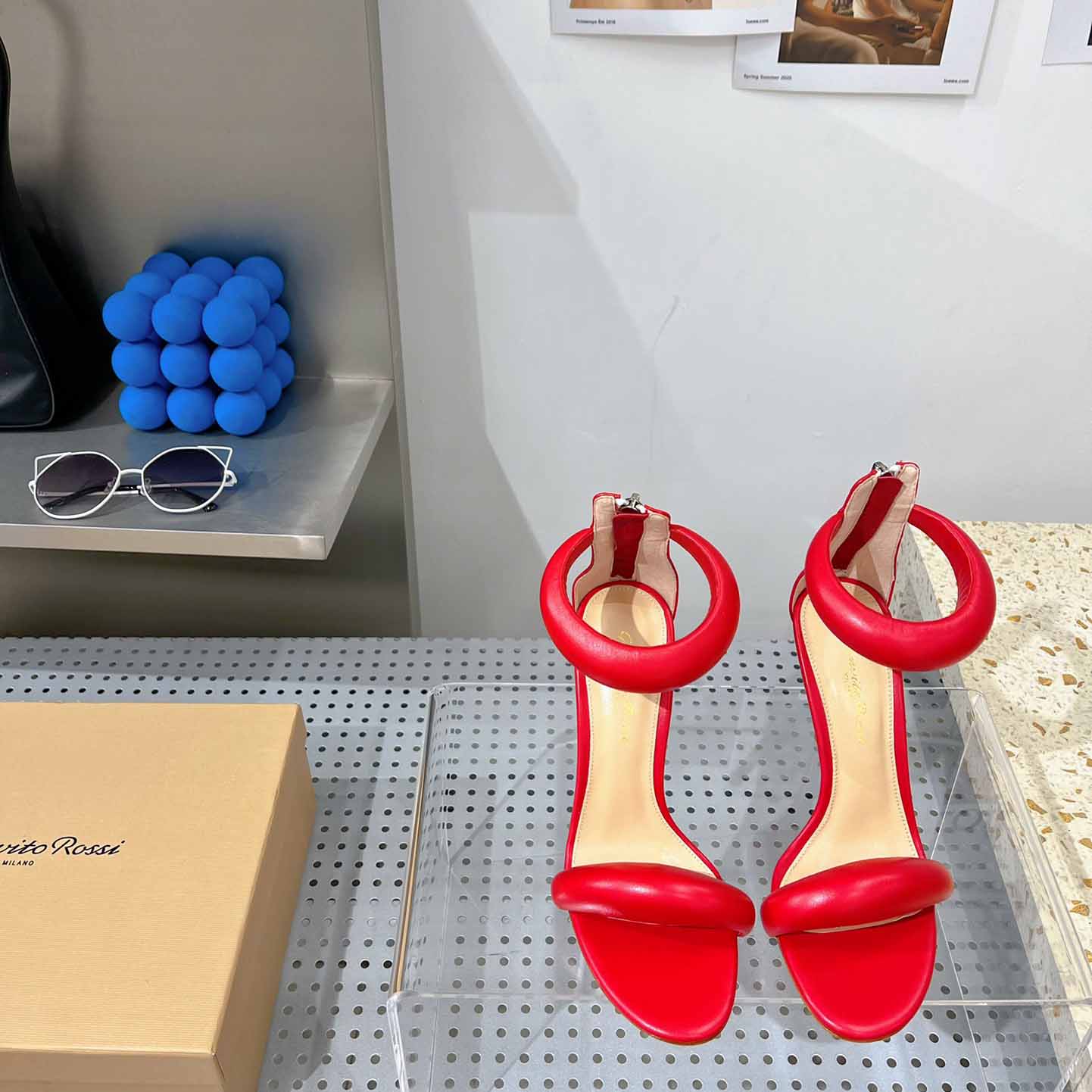 Gianvito Rossi Leather Bijoux Sandals - PerfectKickZ