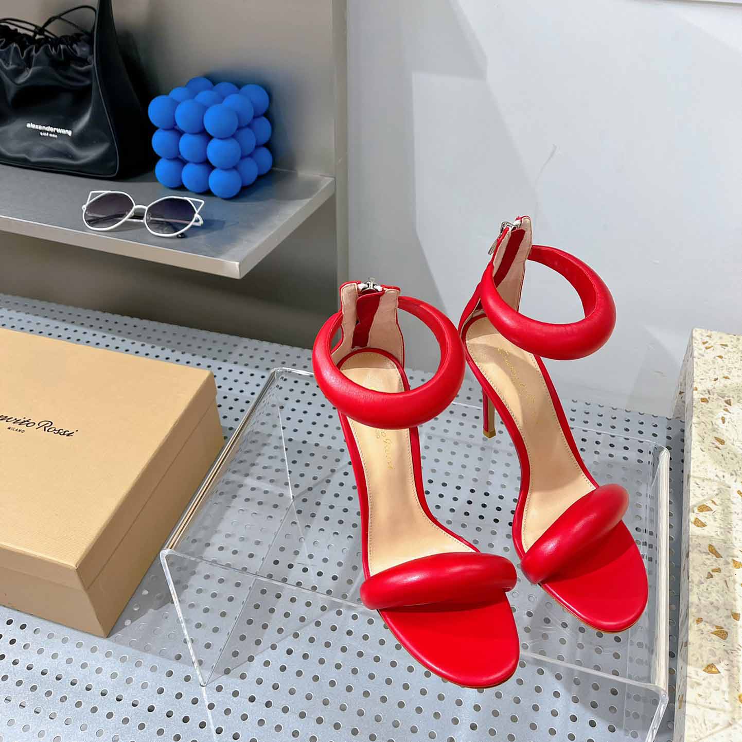 Gianvito Rossi Leather Bijoux Sandals - PerfectKickZ