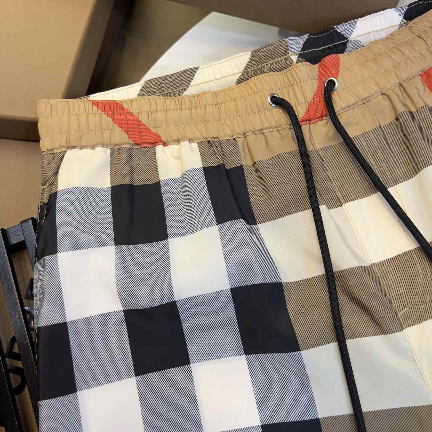 Burberry Checkered Twill Swim Shorts - PerfectKickZ