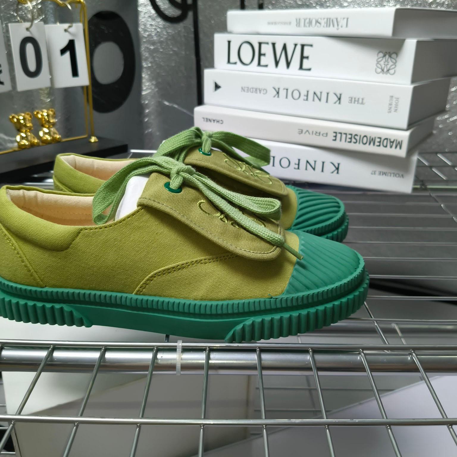Loewe x Paula’s Ibiza Denim Flap Sneakers - PerfectKickZ