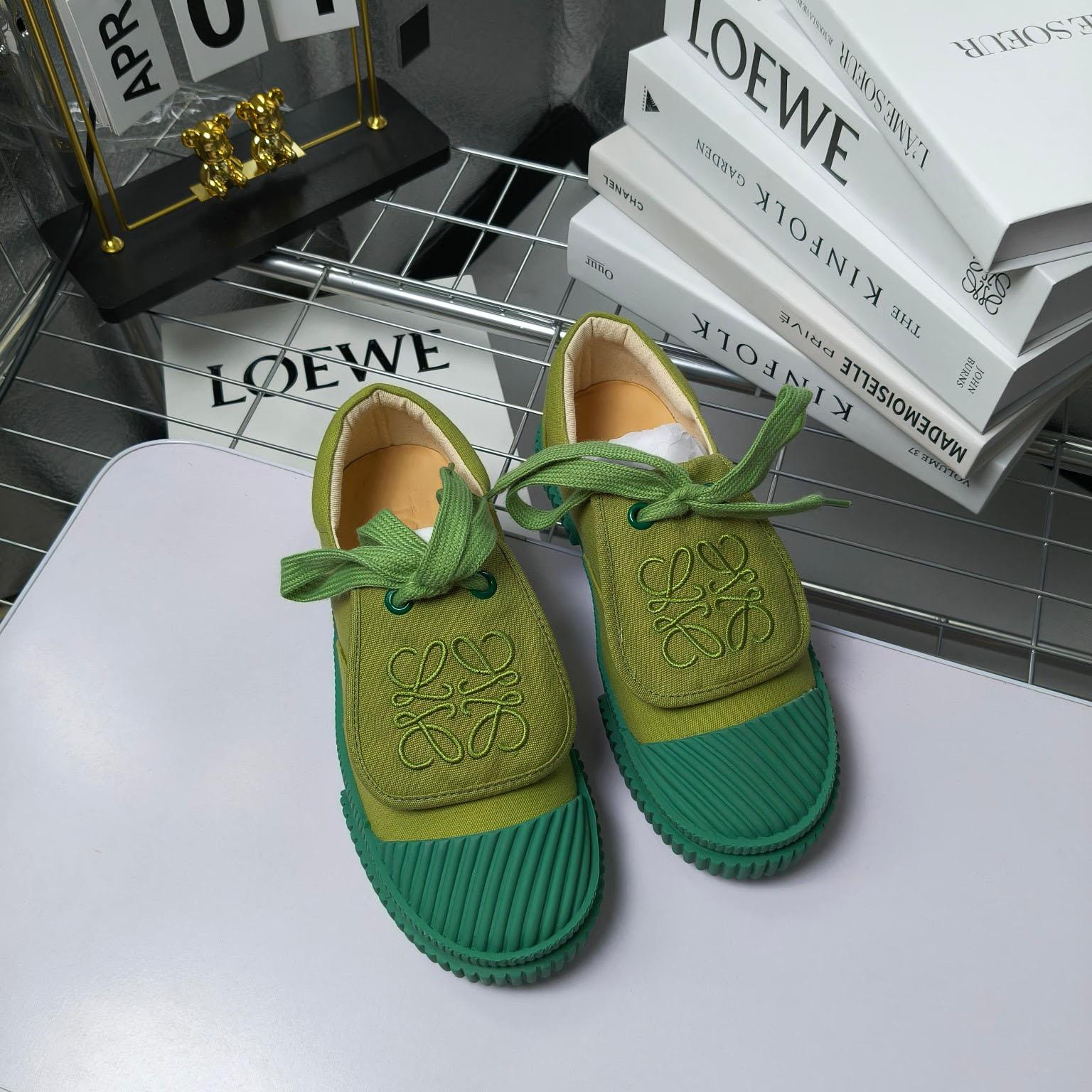 Loewe x Paula’s Ibiza Denim Flap Sneakers - PerfectKickZ