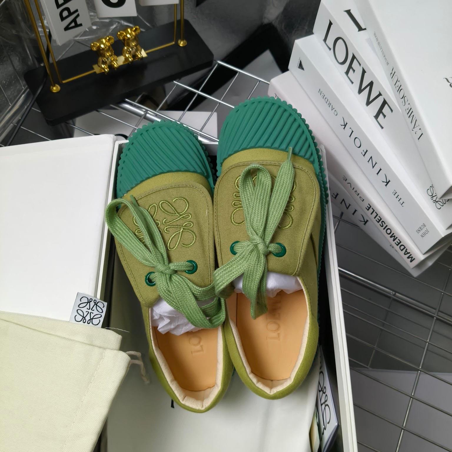 Loewe x Paula’s Ibiza Denim Flap Sneakers - PerfectKickZ