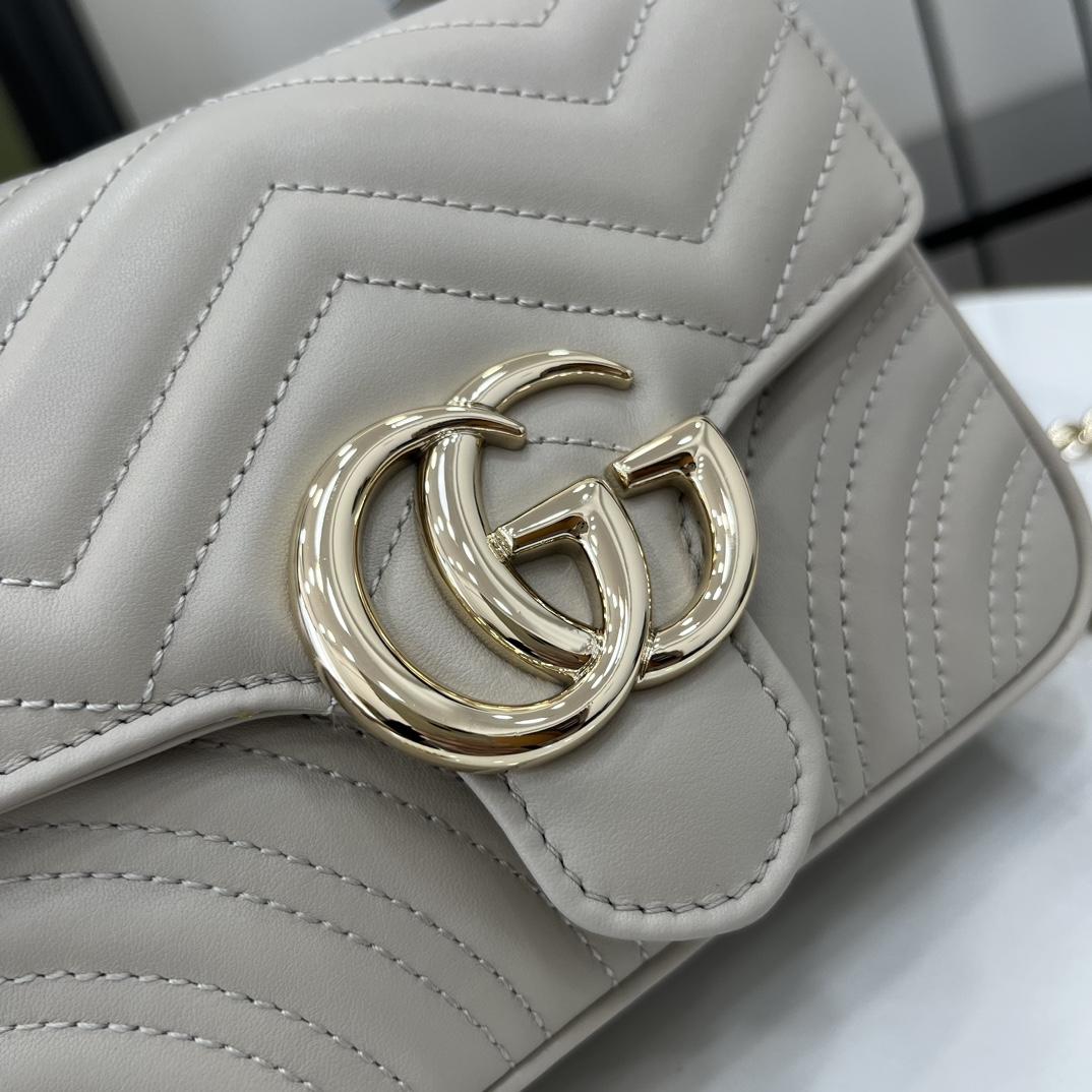 Gucci GG Marmont Mini Top Handle Bag - PerfectKickZ