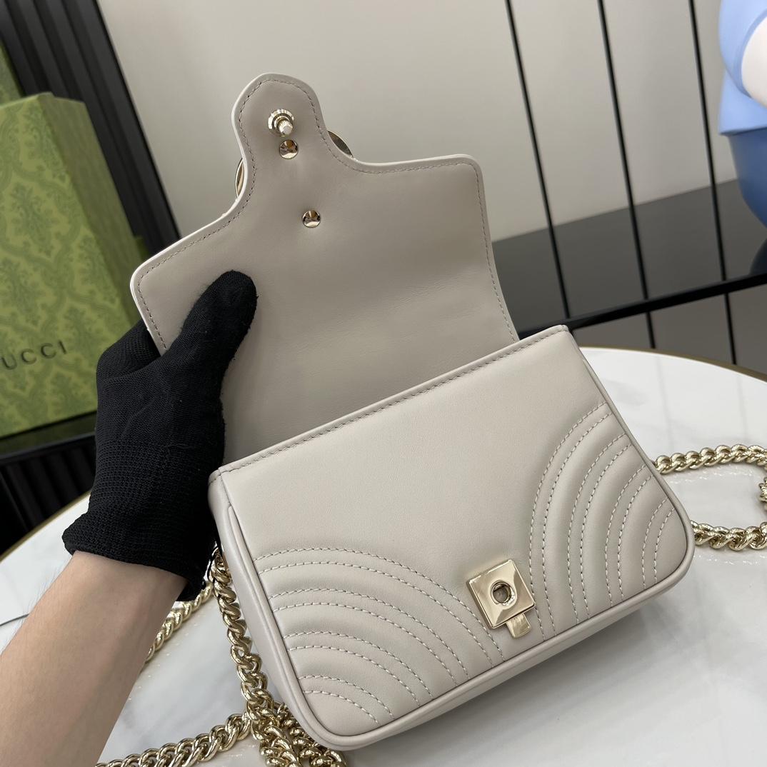 Gucci GG Marmont Mini Top Handle Bag - PerfectKickZ