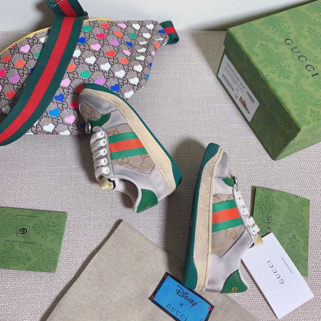 Gucci  Kids Screener Trainer With Web - 