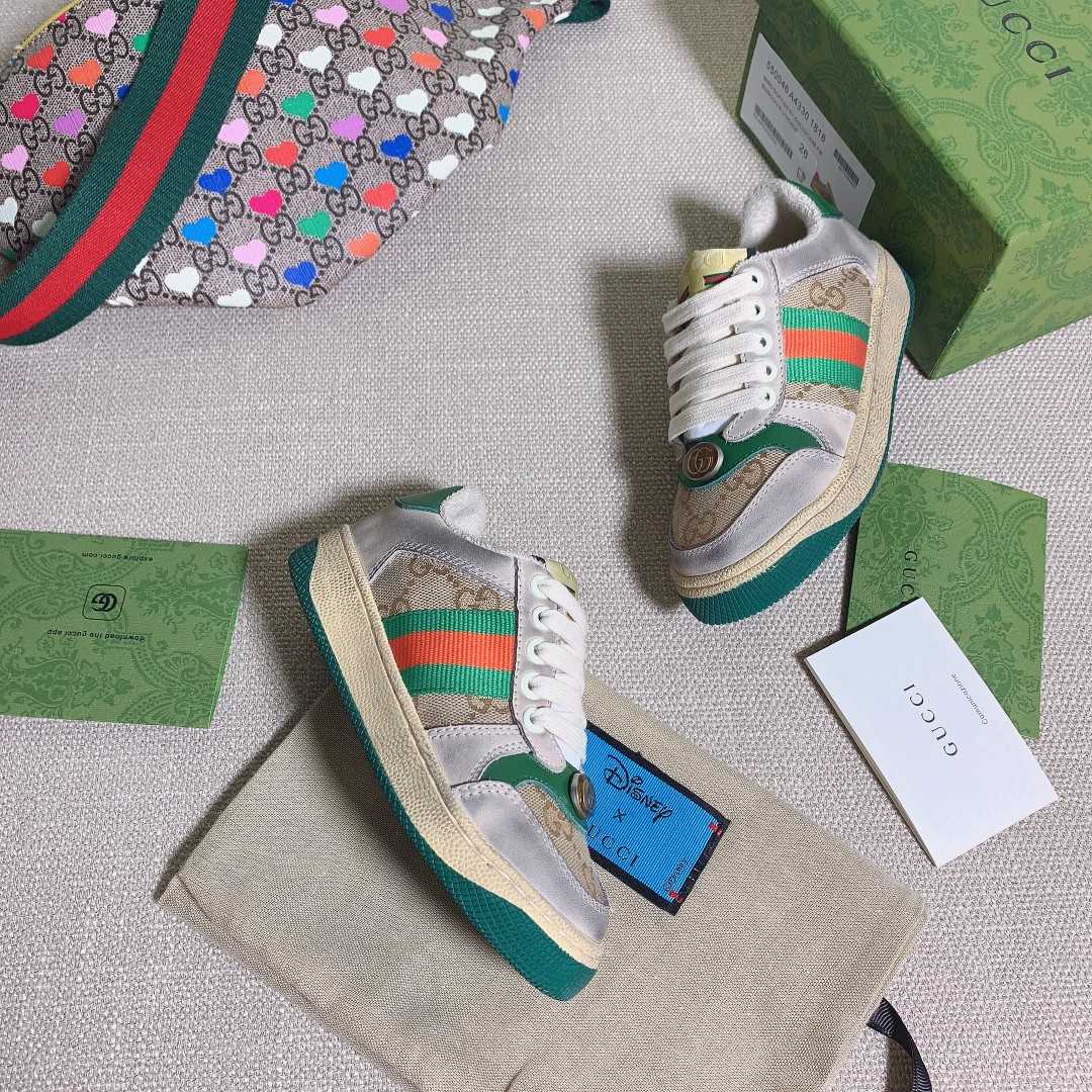 Gucci  Kids Screener Trainer With Web - 