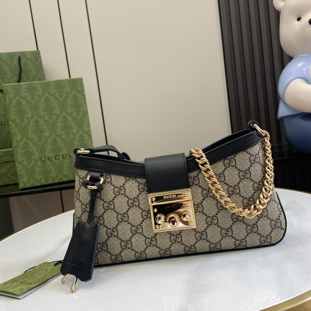Gucci Padlock Small Shoulder Bag - PerfectKickZ