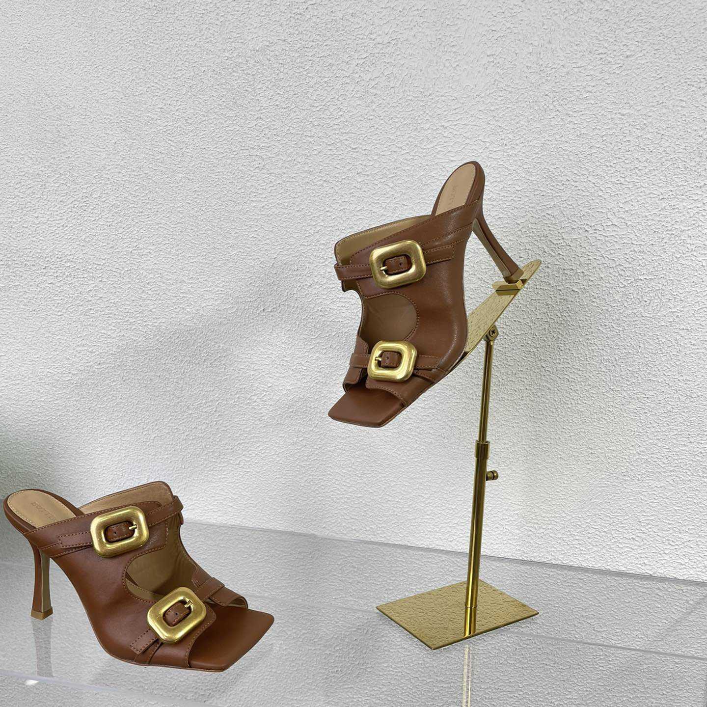 Bottega Veneta Stretch Buckle Mule Sandal - PerfectKickZ
