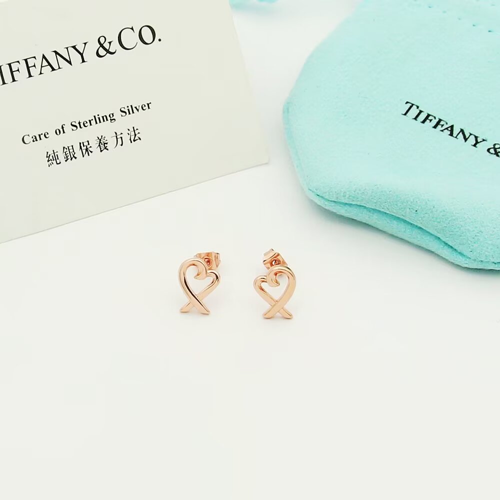 Tiffany & Co. Paloma Picasso Loving Heart Earrings - PerfectKickZ