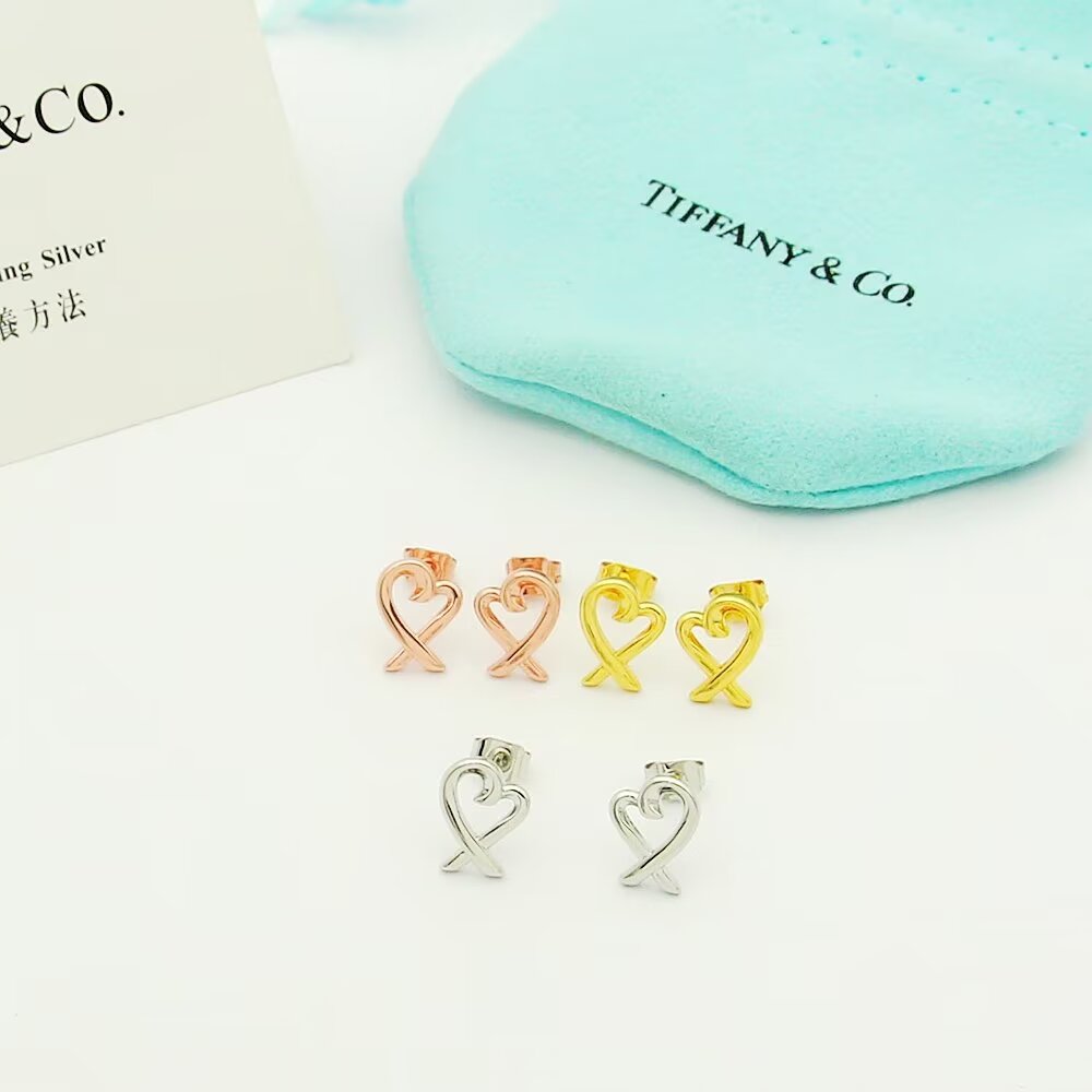 Tiffany & Co. Paloma Picasso Loving Heart Earrings - PerfectKickZ