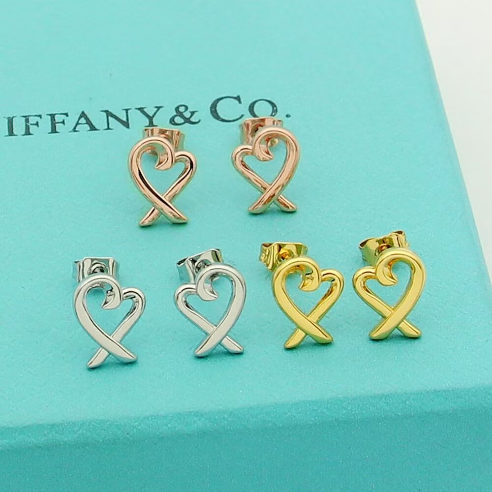 Tiffany & Co. Paloma Picasso Loving Heart Earrings - PerfectKickZ