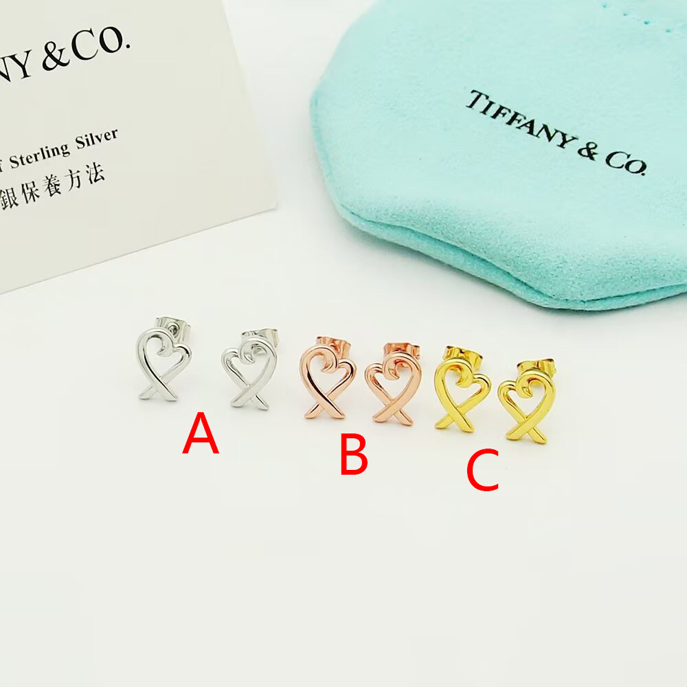 Tiffany & Co. Paloma Picasso Loving Heart Earrings - PerfectKickZ