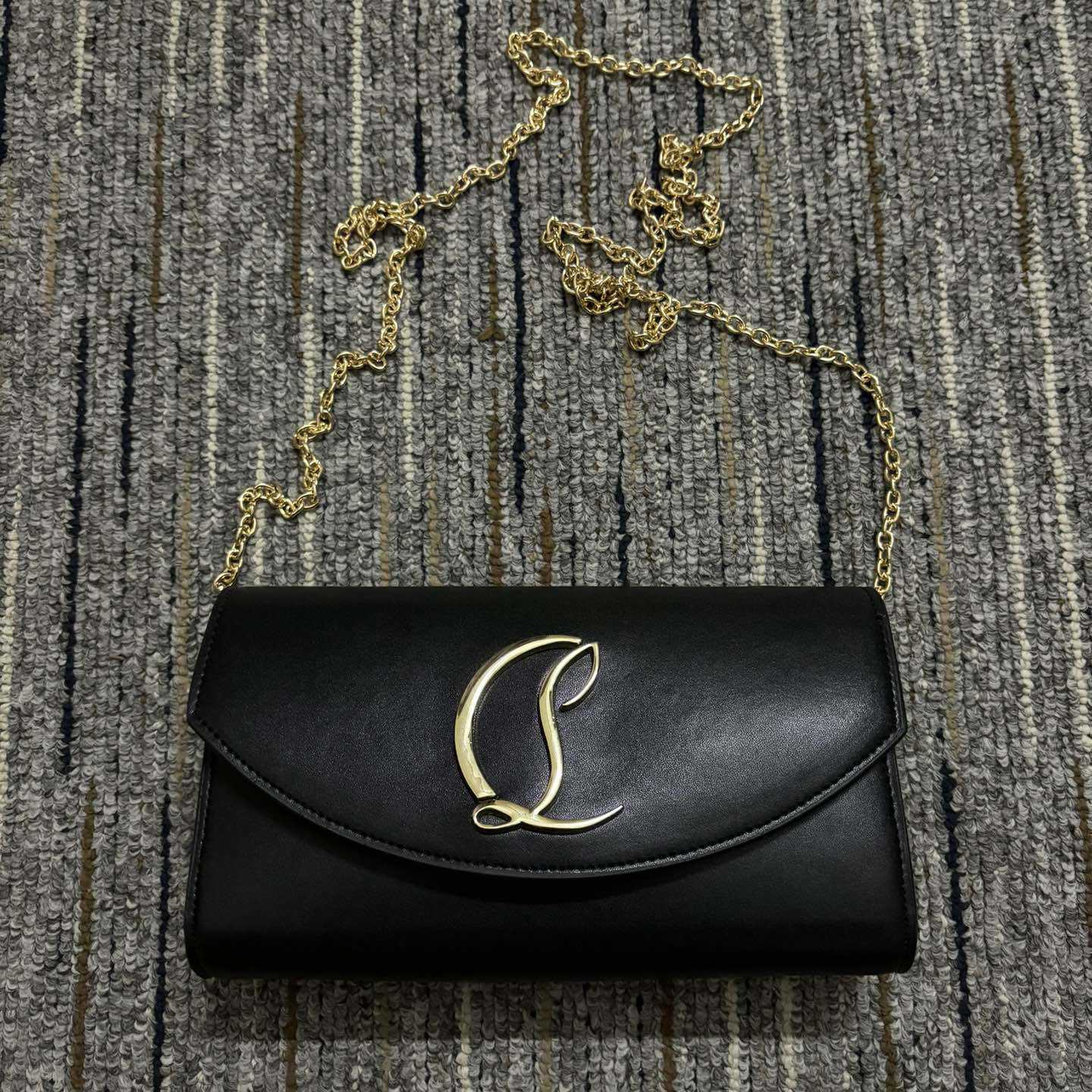 Christian Louboutin Leather Wallet On Chain  - PerfectKickZ