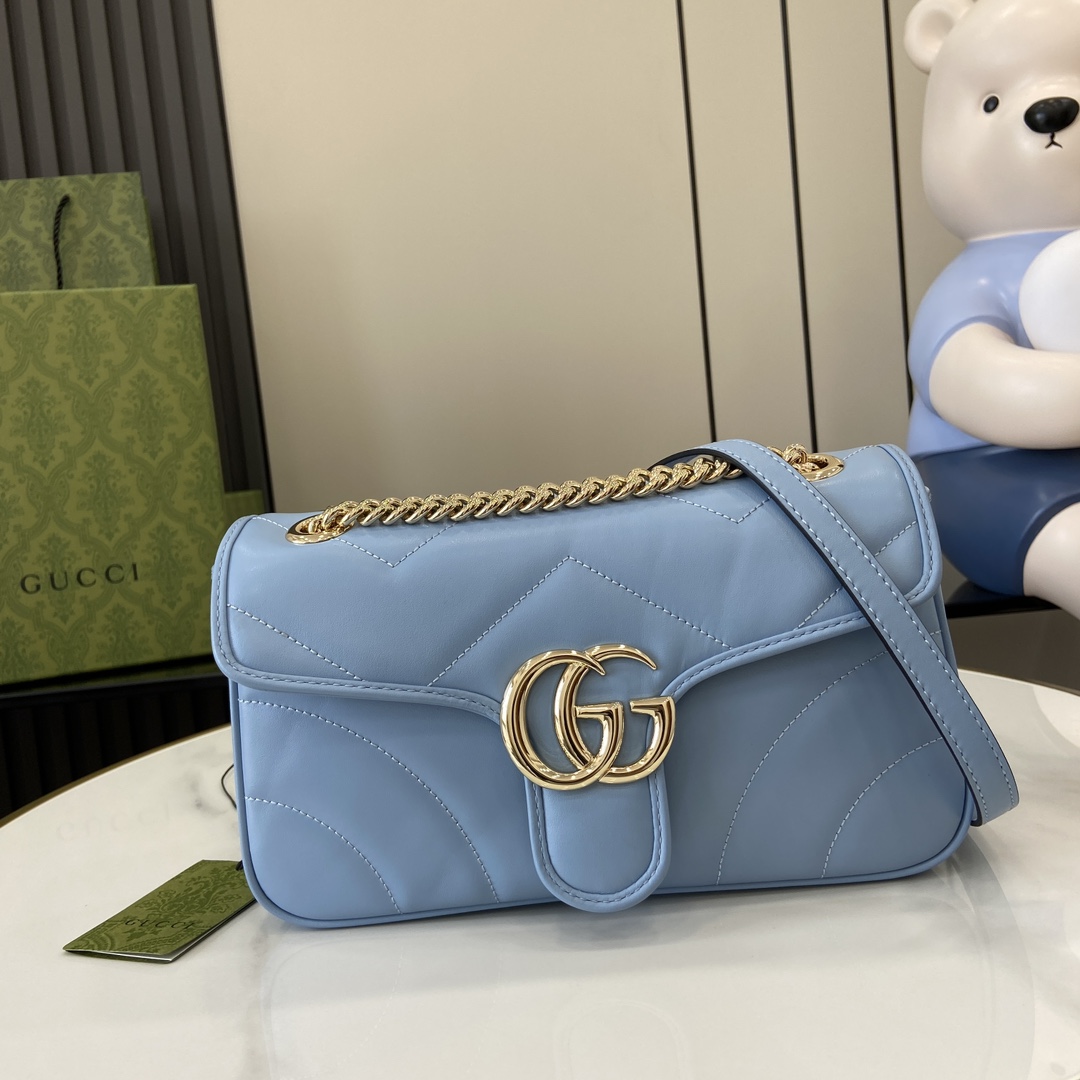 Gucci GG Marmont Small Shoulder Bag - PerfectKickZ