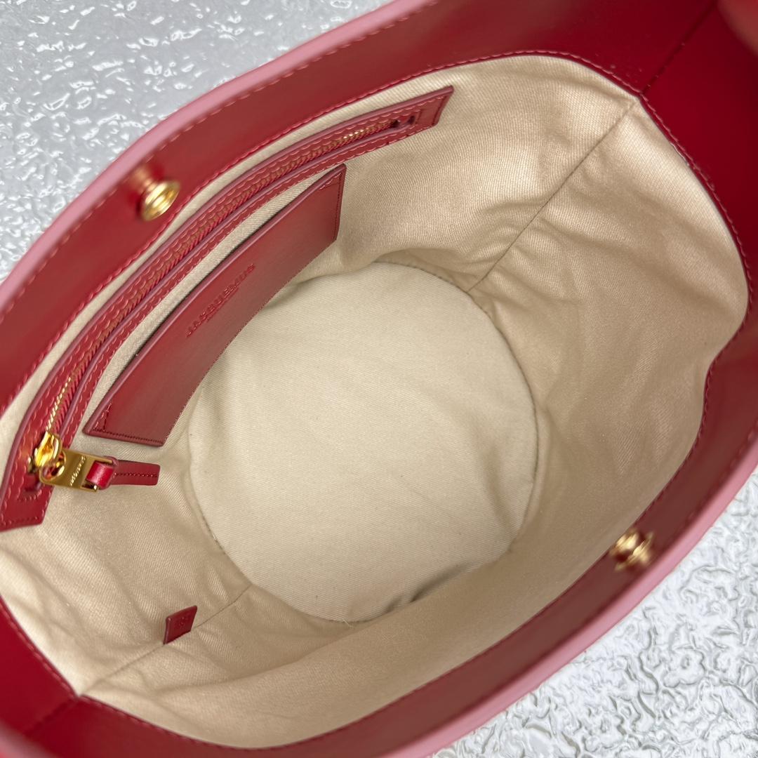 Jacquemus Le petit Tourni Mini Knotted Bucket Bag - 