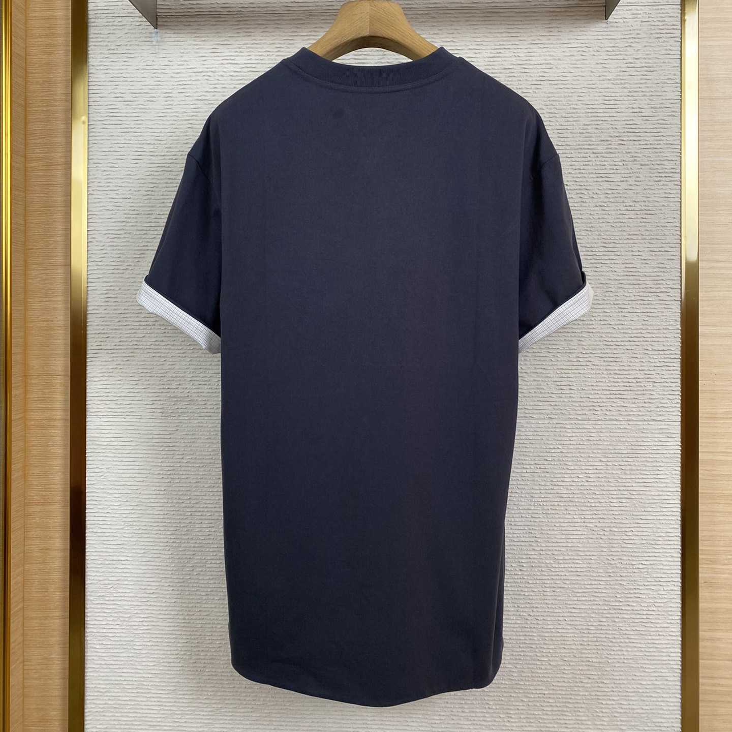 Bottega Veneta Double Layer Striped Cotton T-Shirt - PerfectKickZ