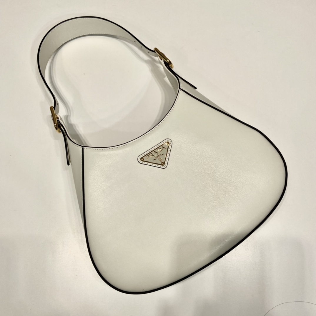 Prada Leather Shoulder Bag（27x19x5cm） - PerfectKickZ