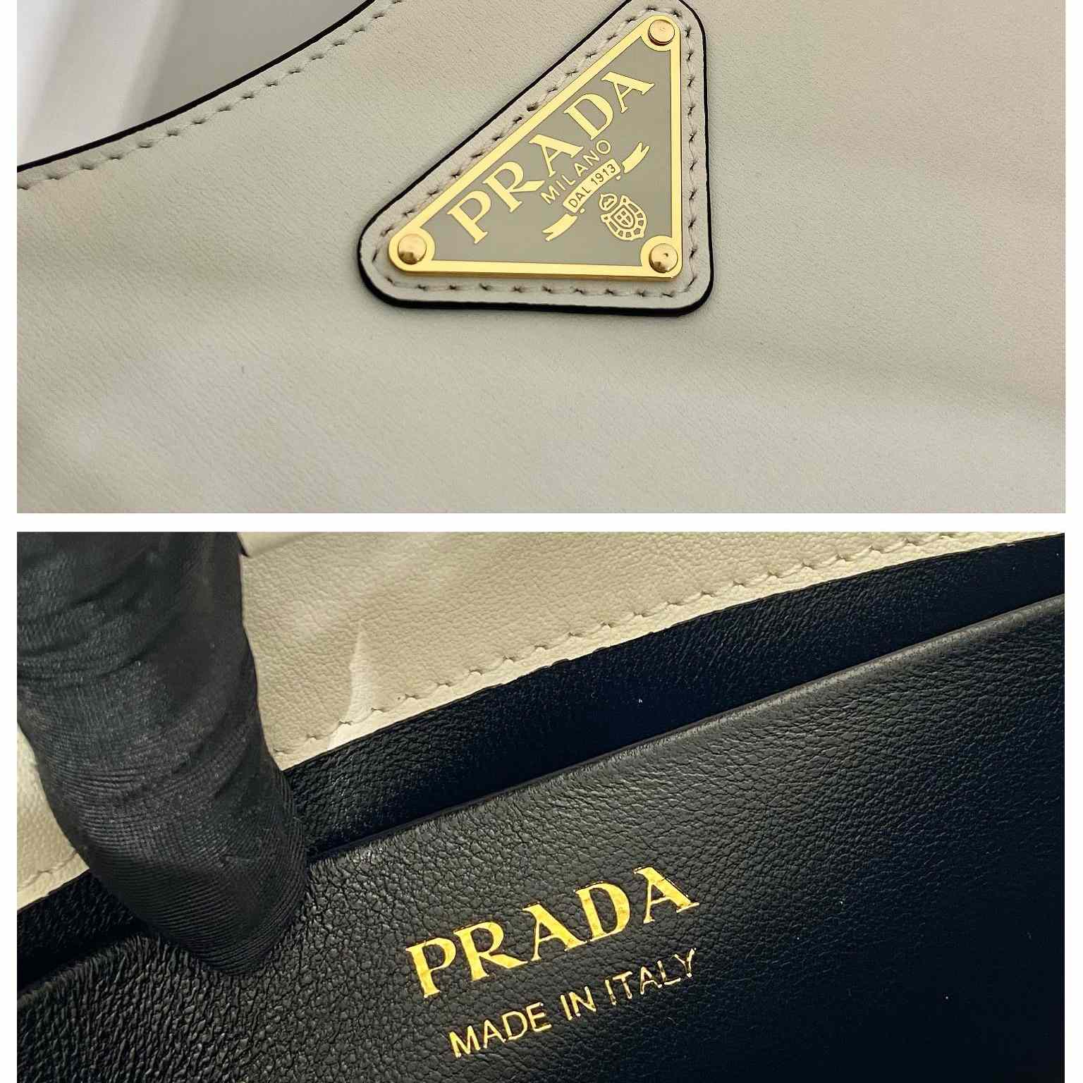 Prada Leather Shoulder Bag（27x19x5cm） - PerfectKickZ