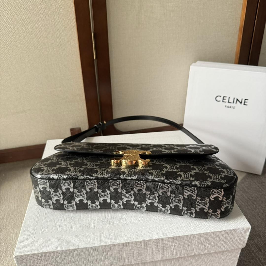 Celine Medium Celine Lola Bag In Triomphe Canvas Two-tone  - 
