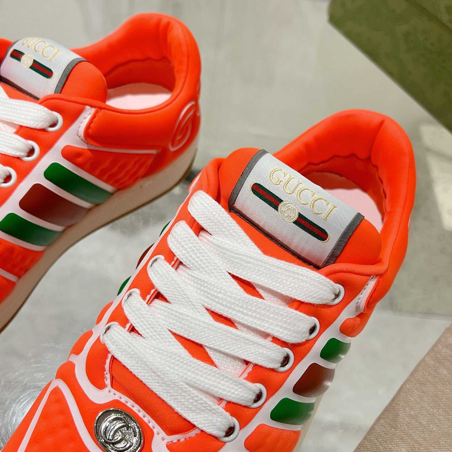 Gucci Screener Sneaker With Web - PerfectKickZ