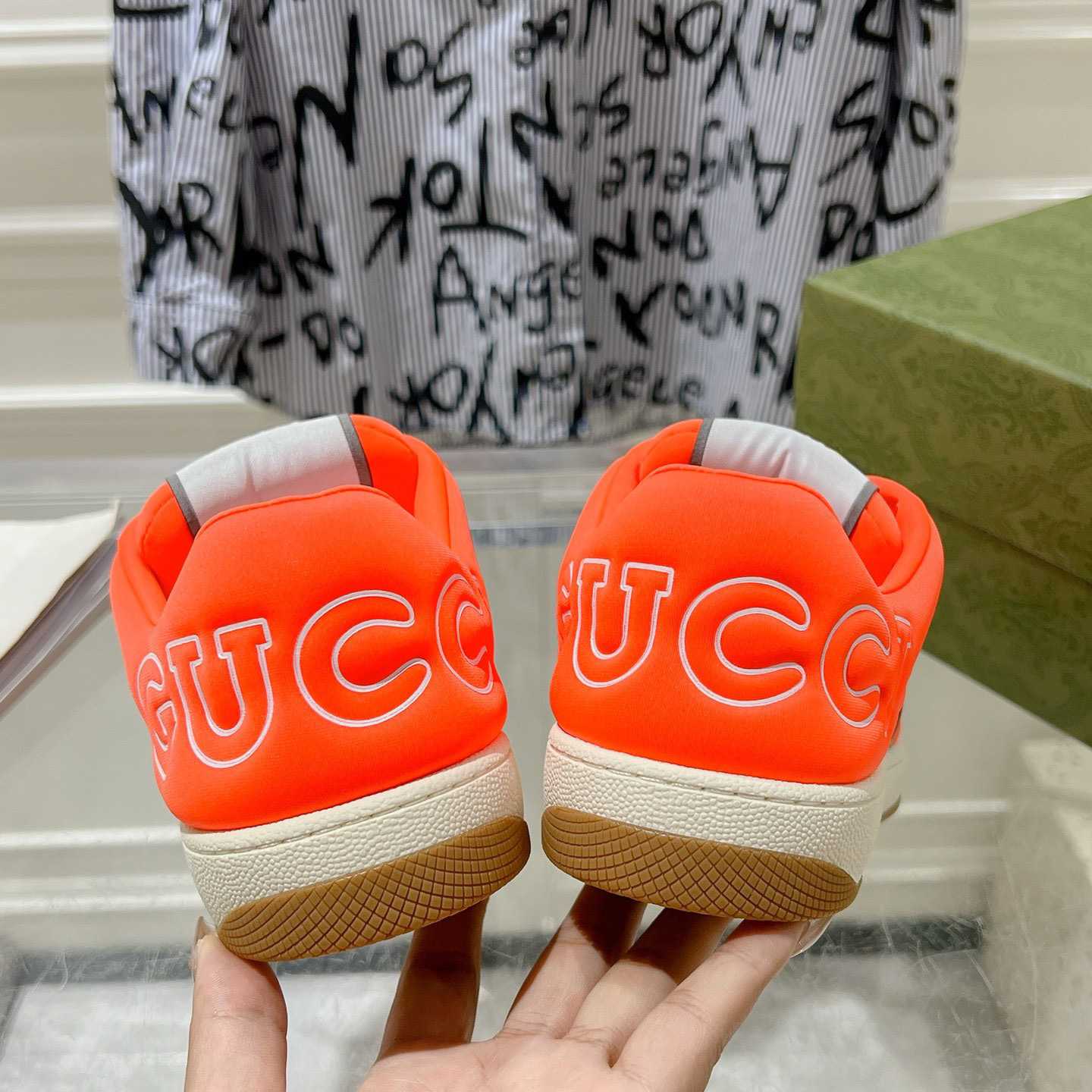 Gucci Screener Sneaker With Web - PerfectKickZ