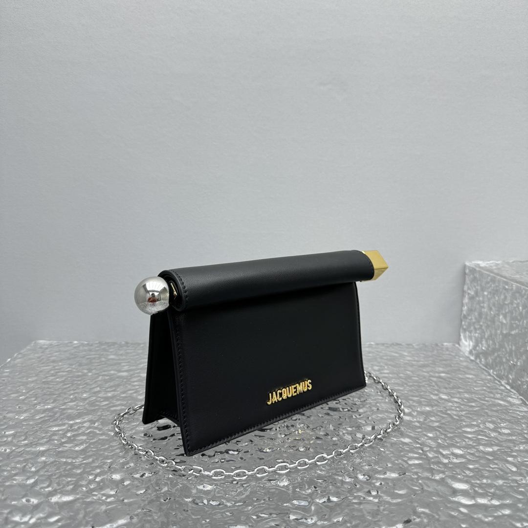 Jacquemus La Petite Pochette Rond Carré Cross Body Bag (20×7×14cm) - PerfectKickZ