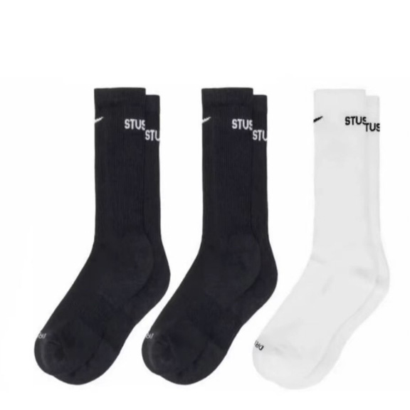 Nike x Stussy Everyday Plus Crew Socks /Box - PerfectKickZ
